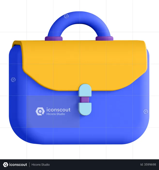 Briefcase  3D Illustration