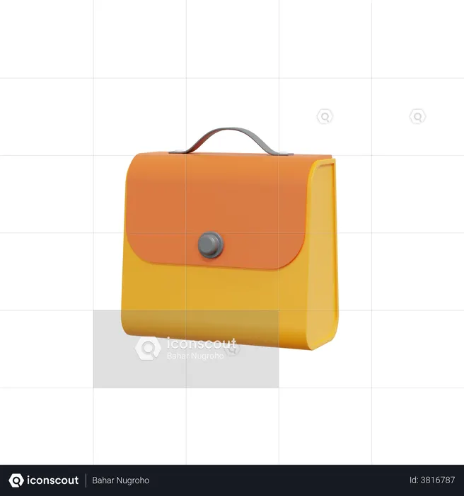 Briefcase  3D Illustration