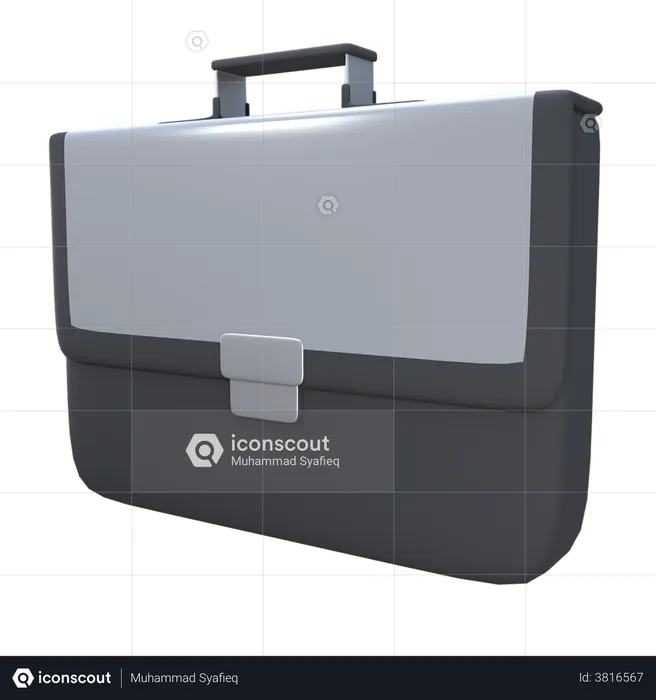 Briefcase  3D Illustration