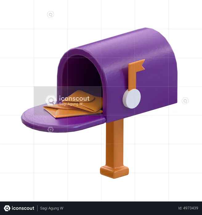 Briefkasten  3D Icon