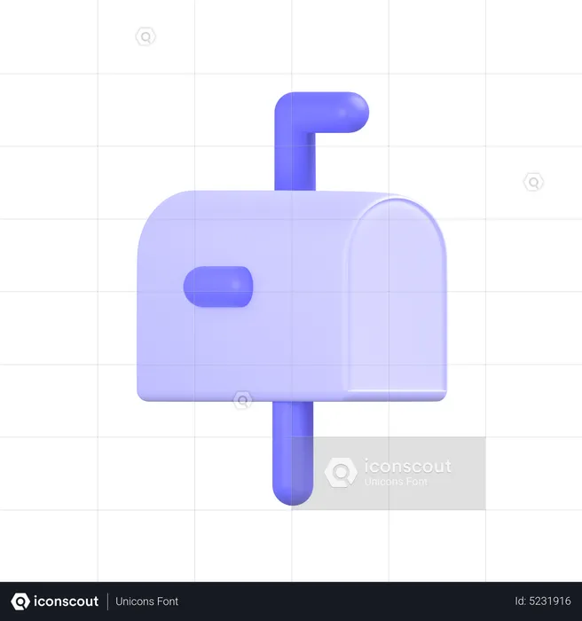 Briefkasten  3D Icon