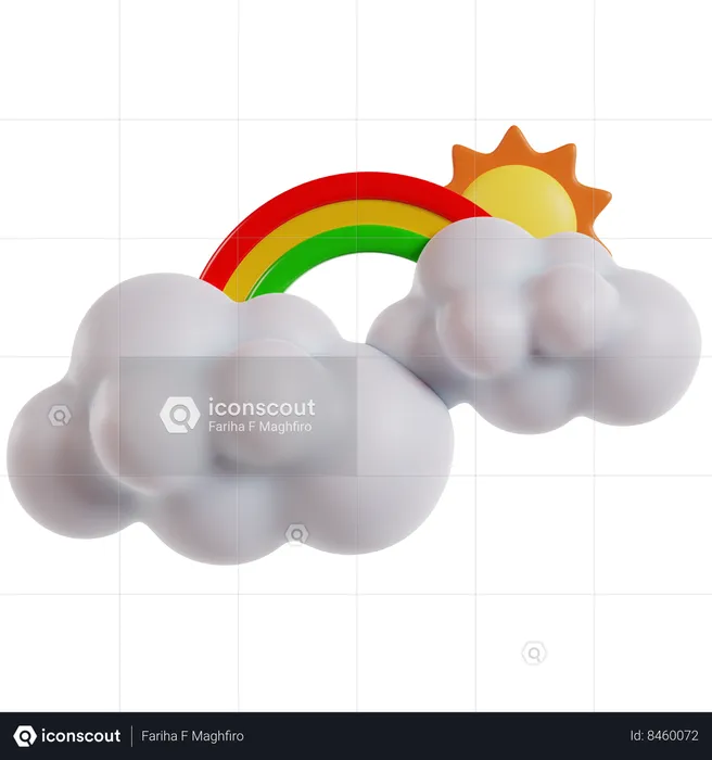 Bright Weather Symbol Display  3D Icon