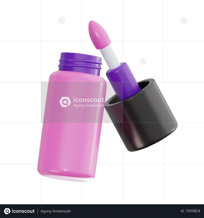 Brilho labial  3D Icon