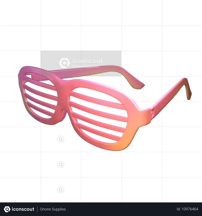 Brille  3D Icon