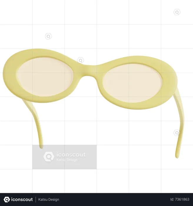 Brille  3D Icon