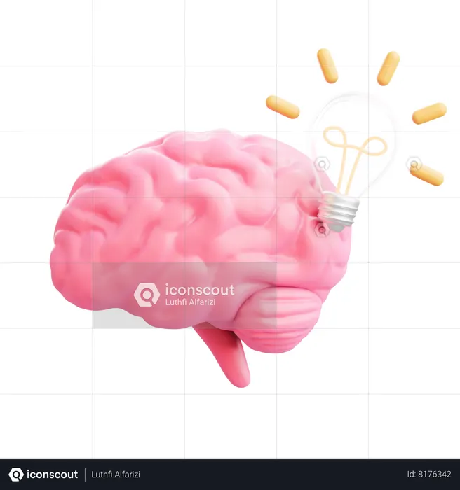 Brilliant Idea  3D Icon