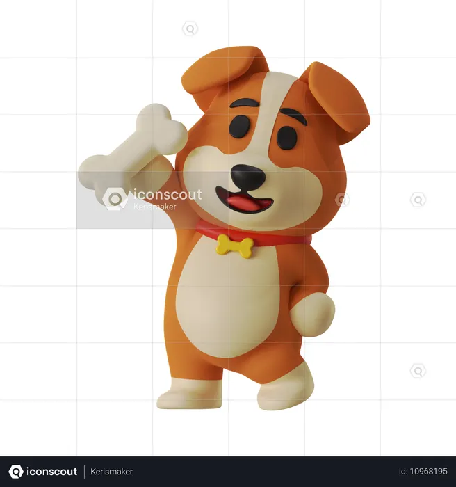 Bring Bone  3D Icon