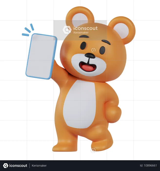 전화를 가져오다  3D Icon
