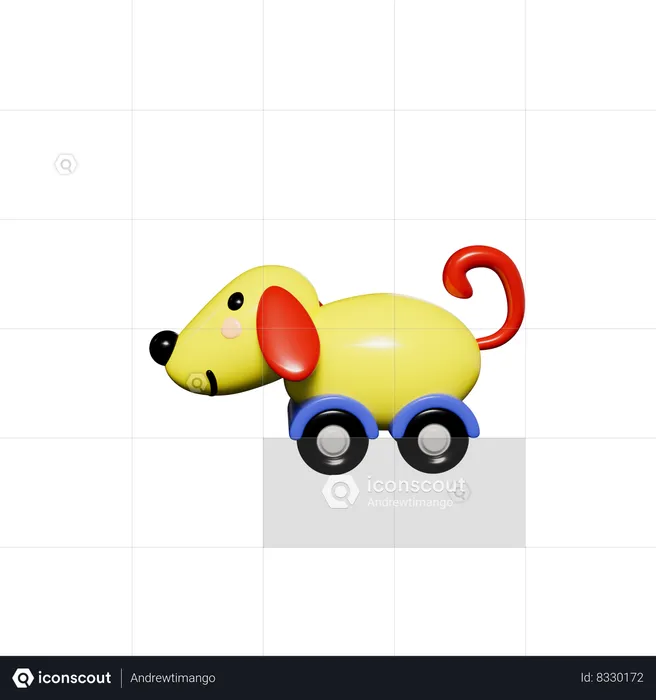 Brinquedo de cachorro  3D Icon