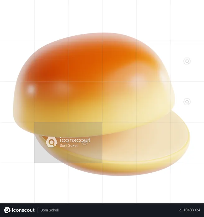 良いブリオッシュ  3D Icon
