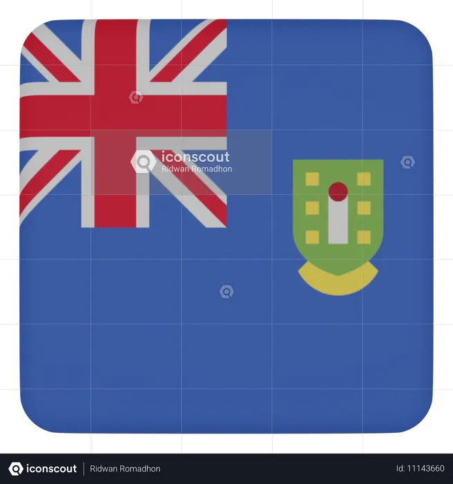 Britisch Flag 3D Icon