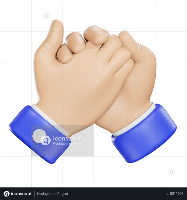 Bro Handshake Emoji 3D Icon