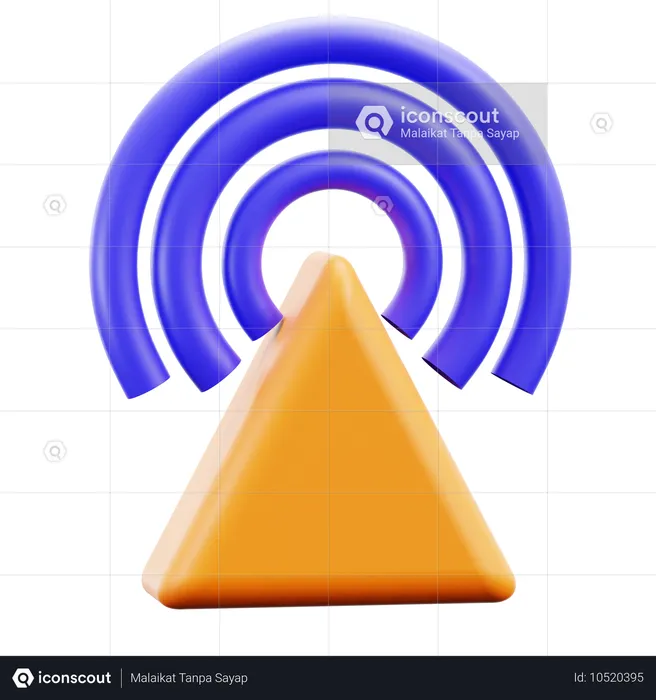 Broadcast  3D Icon