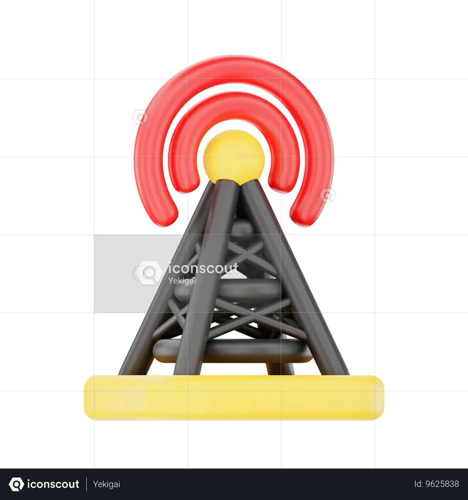 Broadcast  3D Icon