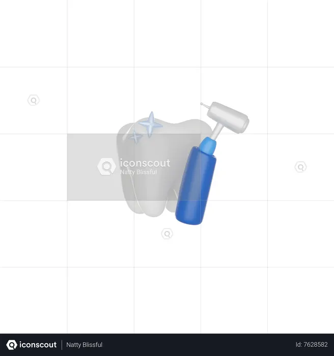 Broca de dente  3D Icon