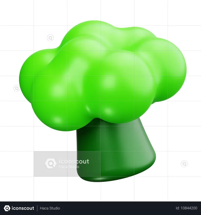 Broccoli  3D Icon