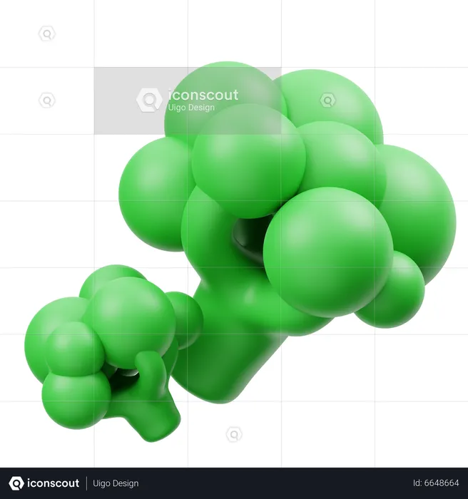 Broccoli  3D Icon