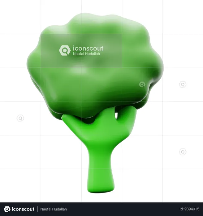 Broccoli  3D Icon