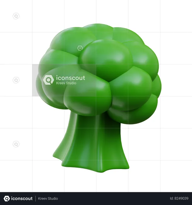 Broccoli  3D Icon