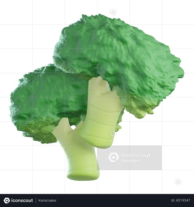 Broccoli  3D Icon