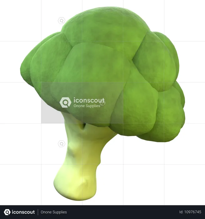 Broccoli  3D Icon