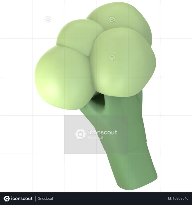 Broccoli  3D Icon