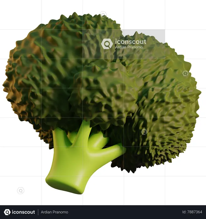 Broccoli  3D Icon