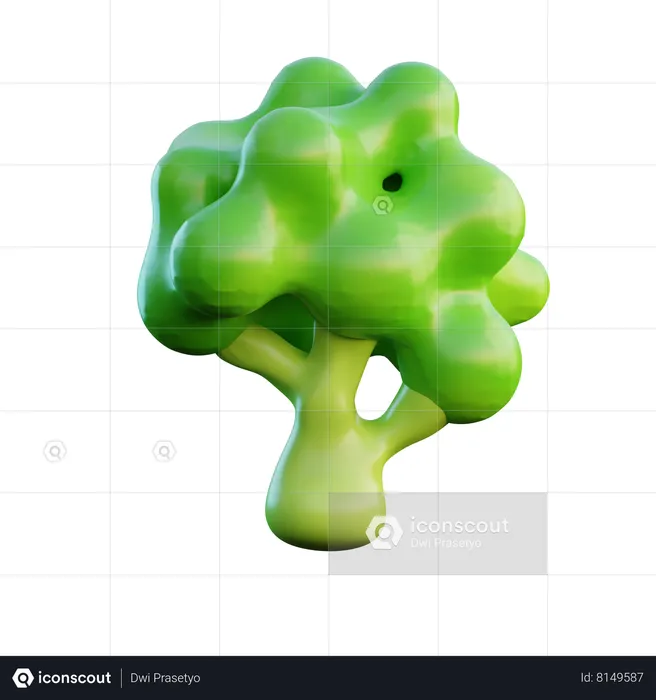 Brócoli  3D Icon