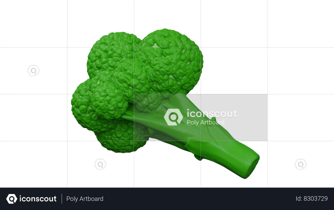 Brocoli  3D Icon