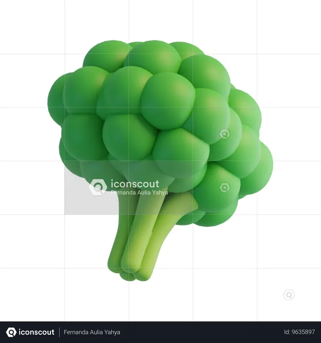 Brócoli  3D Icon