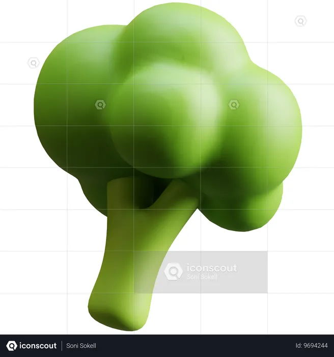 Brócoli  3D Icon