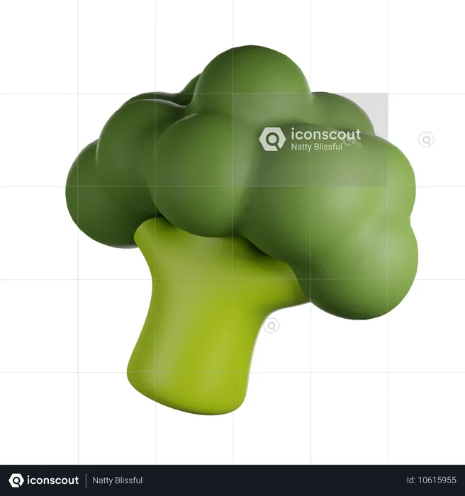 Brocoli  3D Icon