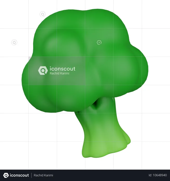 Brócoli  3D Icon