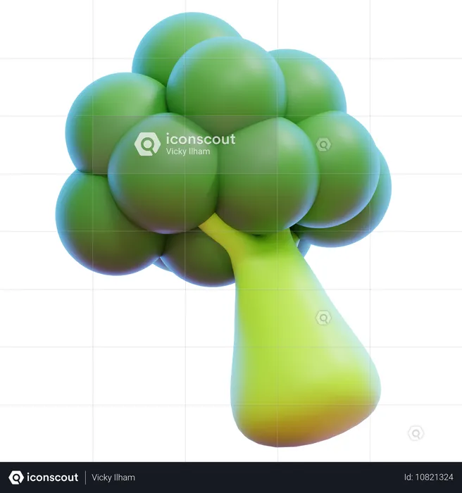 Brócoli  3D Icon