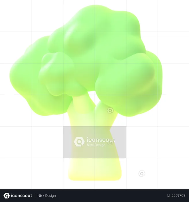 Brocoli  3D Icon