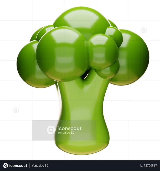 Brocoli  3D Icon