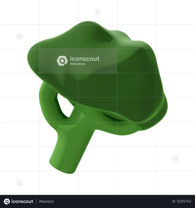 Brócoli  3D Icon