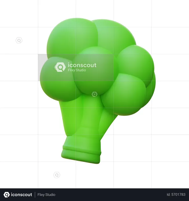 Brócoli  3D Icon