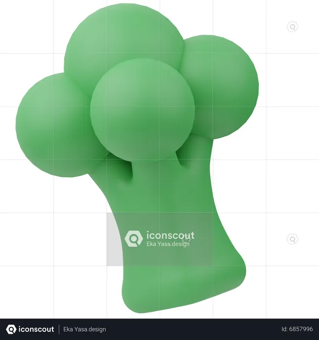 Brócoli  3D Icon