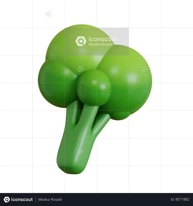 Brocoli  3D Icon