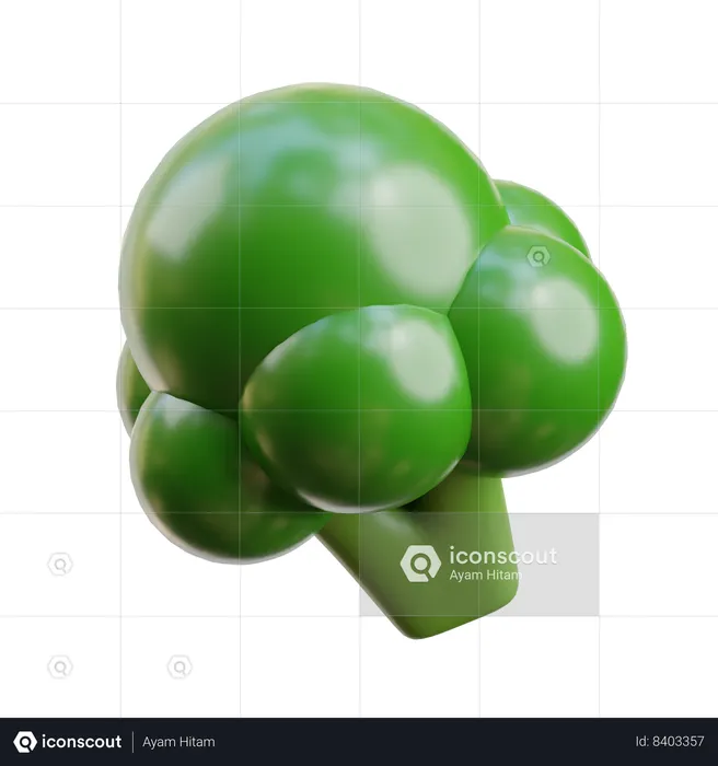 Brócoli  3D Icon