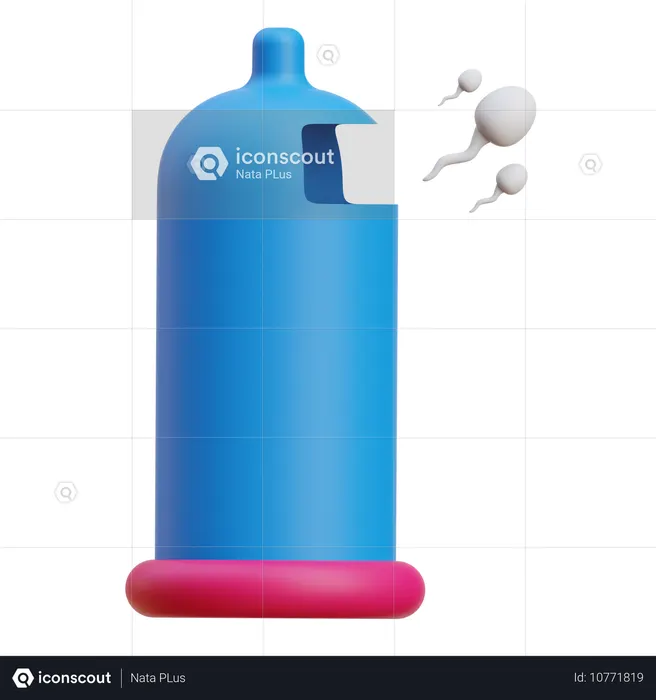 Broken Condom  3D Icon