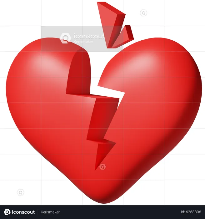 Broken Love  3D Icon