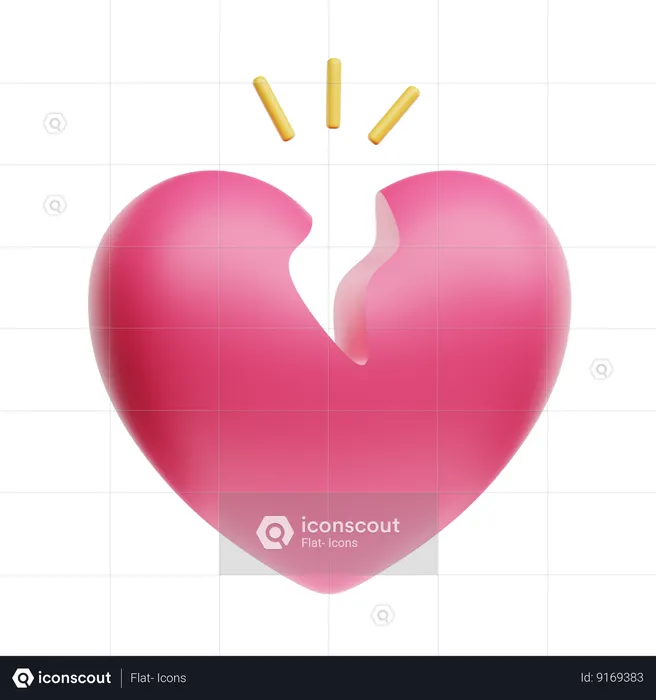 Brokenheart  3D Icon