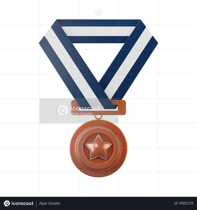 Bronze medal  3D Icon