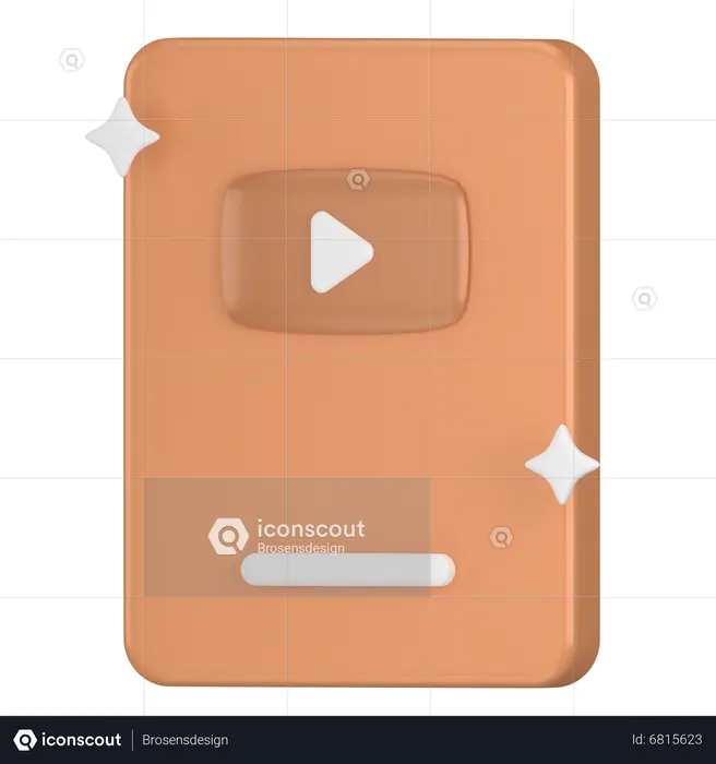 Bronze Play Button 3d Icon Download In Png Obj Or Blend Format Bronze Play Button 3d Icon Download In Png Obj Or Blend Format