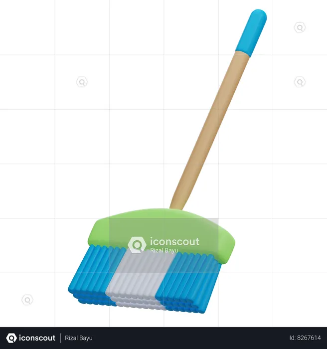 Broom  3D Icon