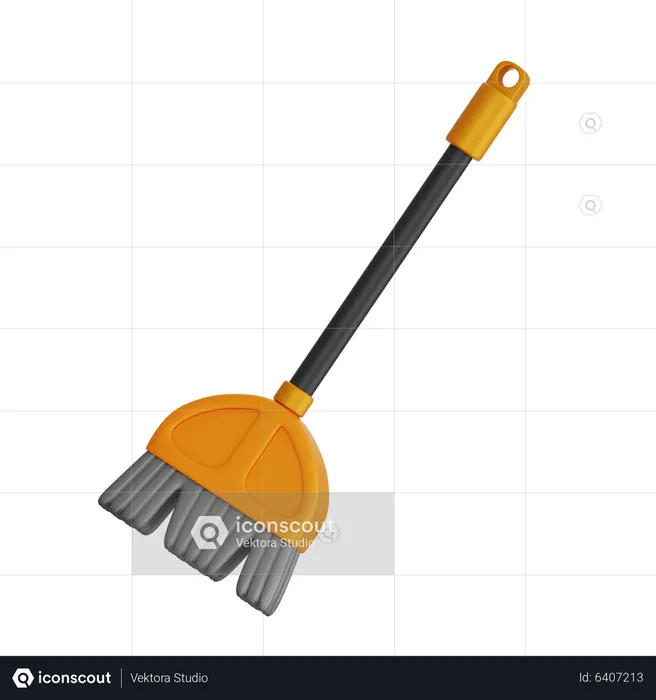 Broom  3D Icon