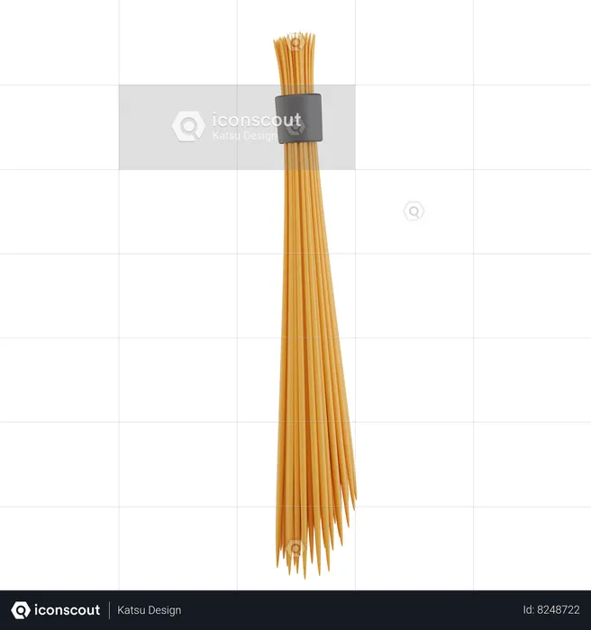 Broom Stick  3D Icon