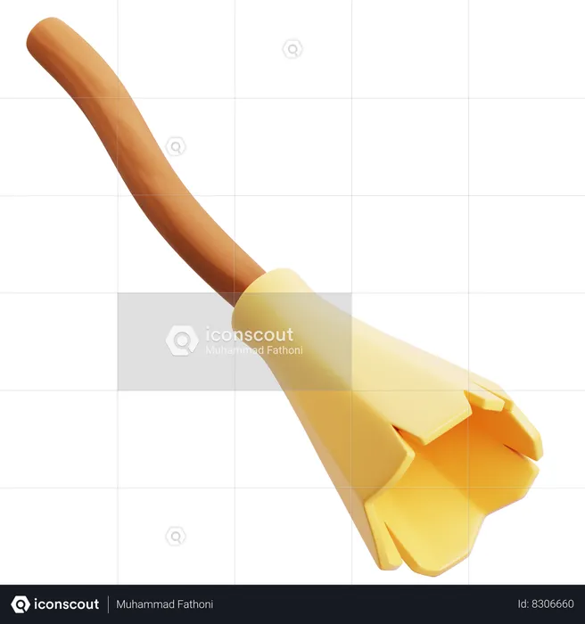 Broom Stick  3D Icon